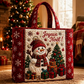 Sac fourre-tout matelassé à thème de Noël