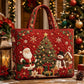 Sac fourre-tout matelassé à thème de Noël