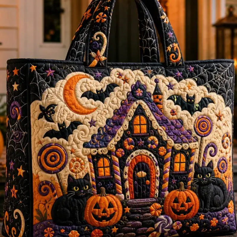 Sac fourre-tout matelassé à thème de Noël