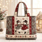Sac fourre-tout matelassé à thème de Noël