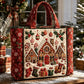 Sac fourre-tout matelassé à thème de Noël