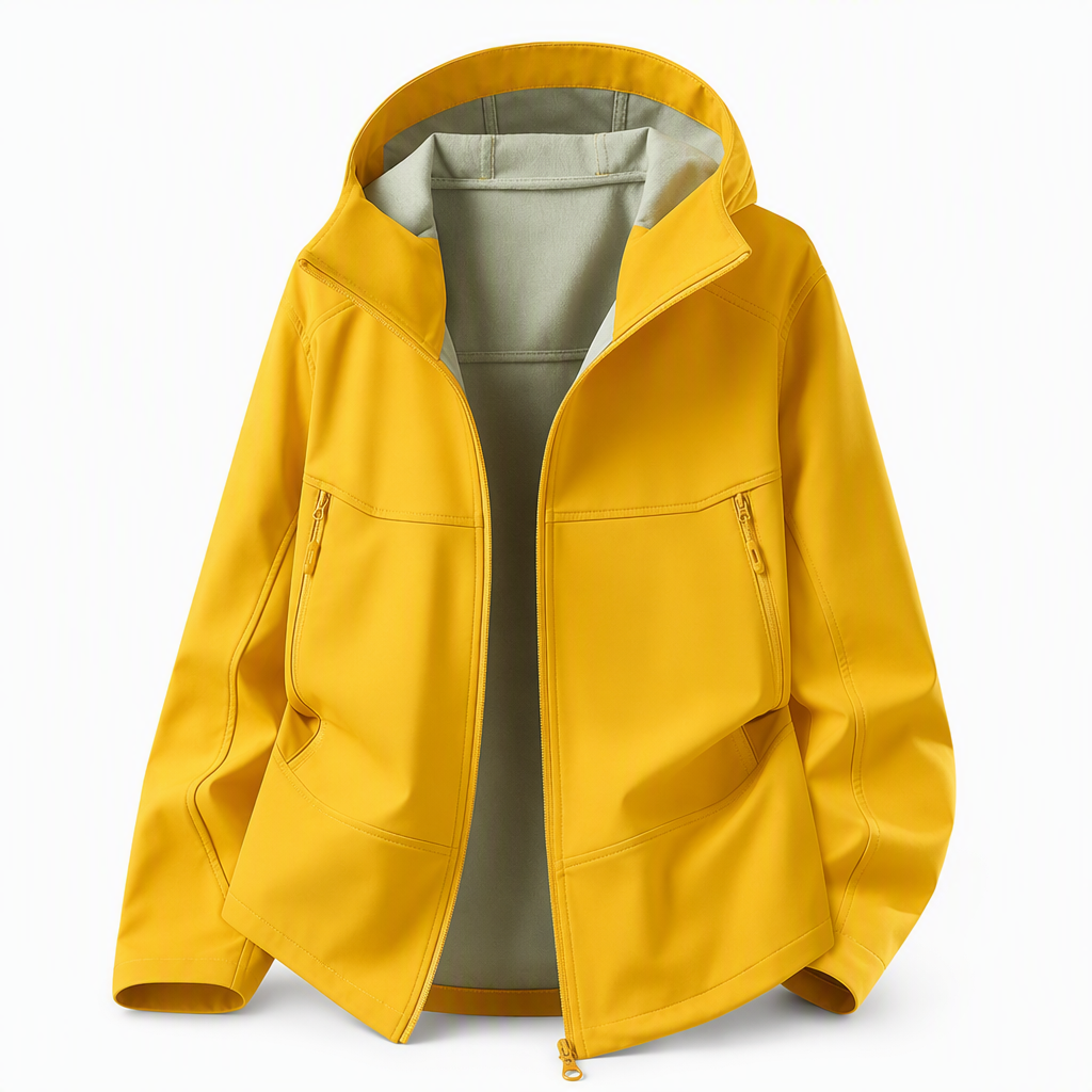 Veste softshell à capuche unisexe pour l'extérieur