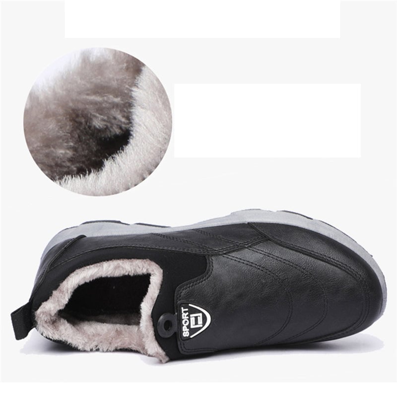 Bottes de neige imperméables et antidérapantes pour hommes[RÉDUCTION DE LA DOULEUR⚡].