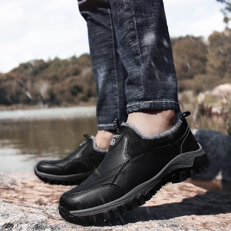 Bottes de neige imperméables et antidérapantes pour hommes[RÉDUCTION DE LA DOULEUR⚡].