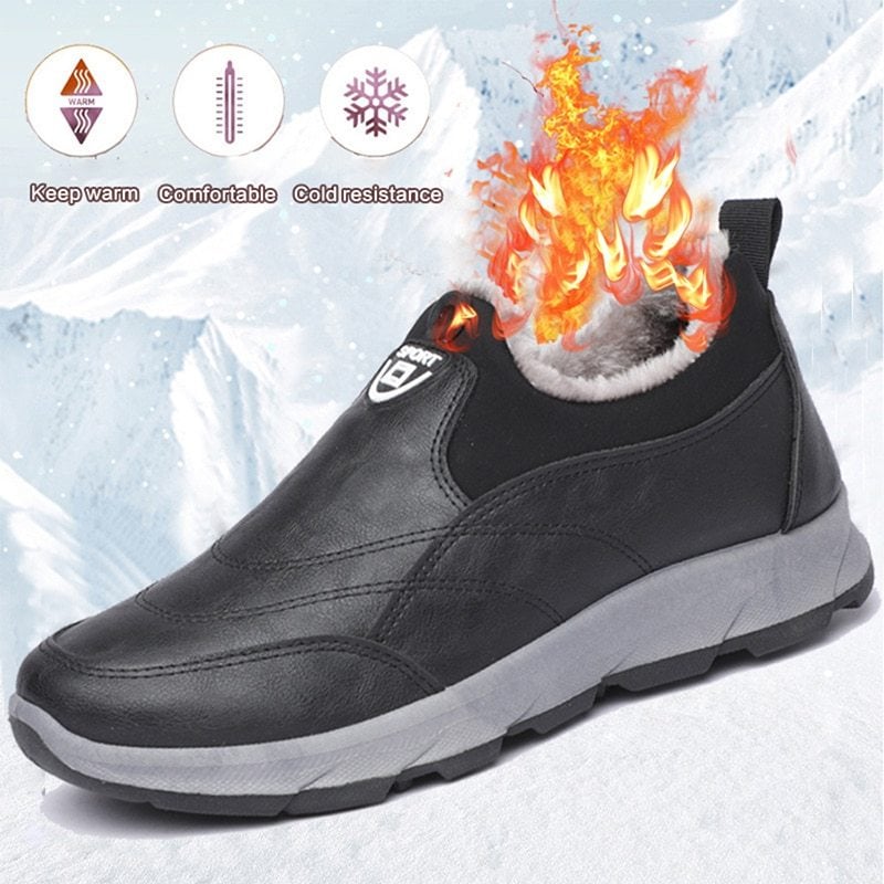 Bottes de neige imperméables et antidérapantes pour hommes[RÉDUCTION DE LA DOULEUR⚡].
