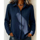 Chemise classique à manches longues et boutons pour femme
