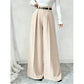 Pantalon large à drapé élégant pour femme