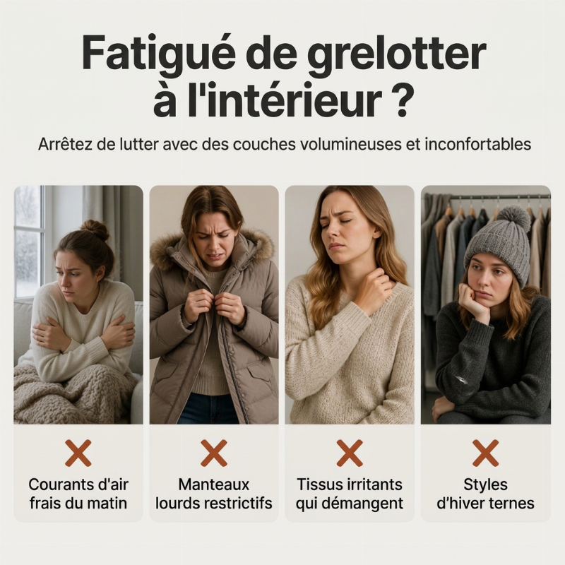 Cardigan à capuche oversize à carreaux et blocs de couleurs pour femme