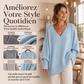 Pull en maille mi-long pour femme