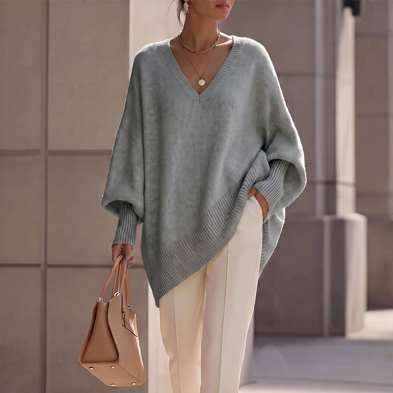 Pull en maille mi-long pour femme