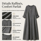 Robe maxi décontractée pour femme avec poches