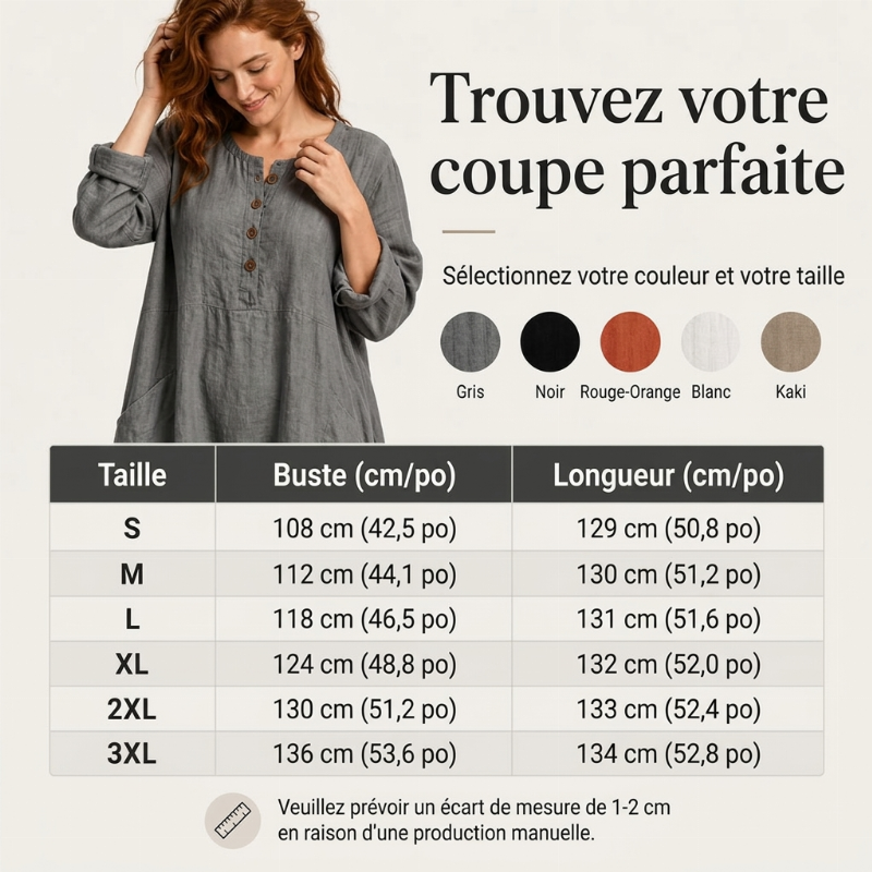 Robe maxi décontractée pour femme avec poches