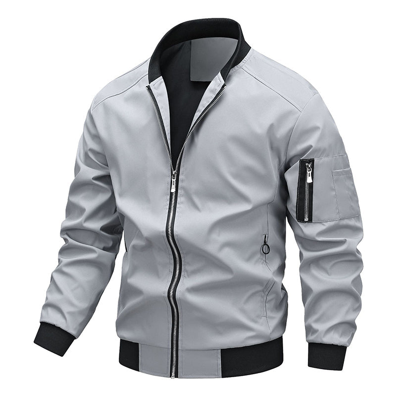 Blouson aviateur décontracté pour homme, pour activités extérieures