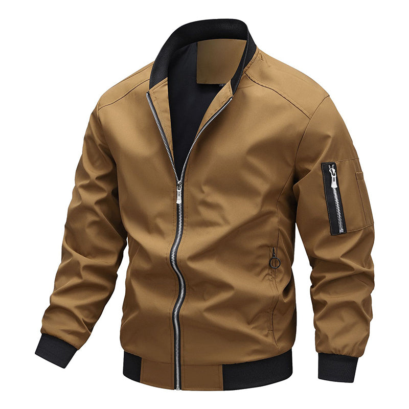 Blouson aviateur décontracté pour homme, pour activités extérieures
