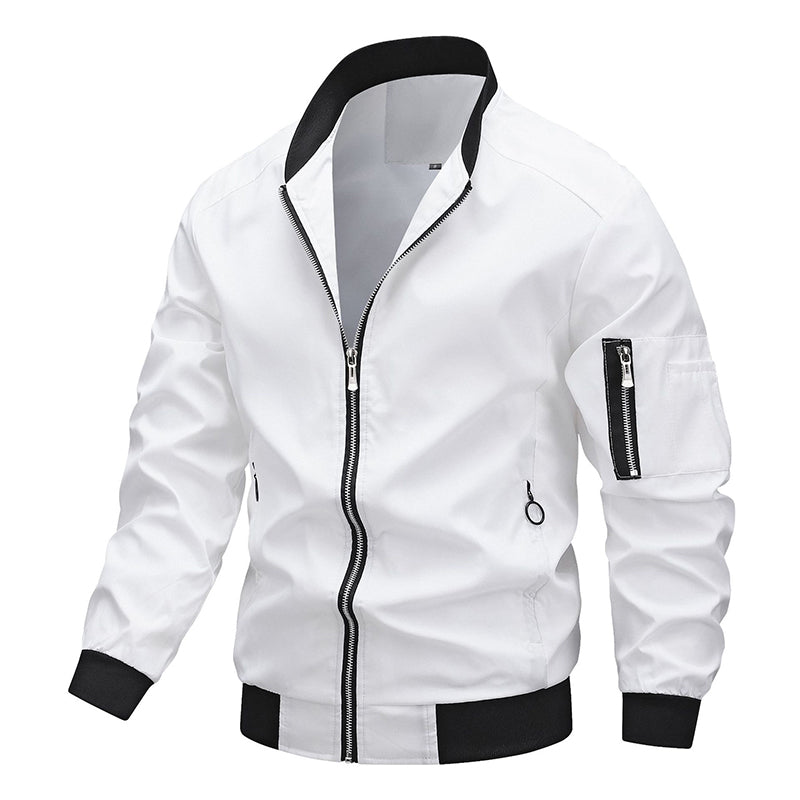 Blouson aviateur décontracté pour homme, pour activités extérieures