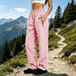Pantalon de plein air imperméable pour femme avec poches zippées