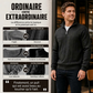 Sweat-shirt décontracté pour homme à demi-zip et motif jacquard