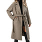 Trench coat ajusté à ceinture