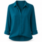 Blouse femme élégante et décontractée à manches longues et boutonnage