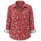 Blouse femme élégante et décontractée à manches longues et boutonnage