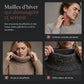 Pull en maille col roulé ample pour femme