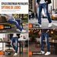 Jean slim déchiré stretch pour homme