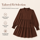 Women's V-Neck Tiered Ruffle Mini Dress