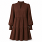 Women's V-Neck Tiered Ruffle Mini Dress