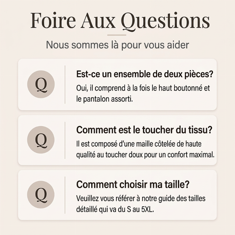 Ensemble décontracté 2 pièces en velours côtelé pour femmes