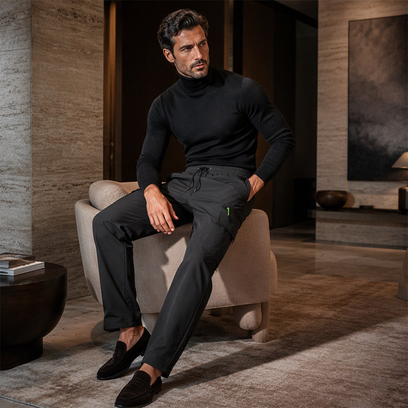 Pantalon thermique coupe-vent d'hiver pour hommes, adapté aux activités de plein air