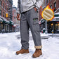 Pantalon thermique coupe-vent d'hiver pour hommes, adapté aux activités de plein air