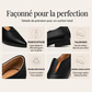 Chaussures plates élégantes pour femme, à bout pointu et découpe en V