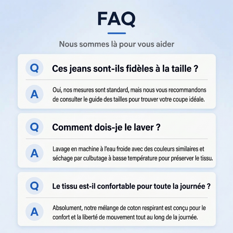 Jeans large à coupe asymétrique superposée tendance pour femmes