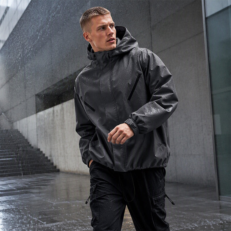 Men's Stylish Windproof Hooded Jacket