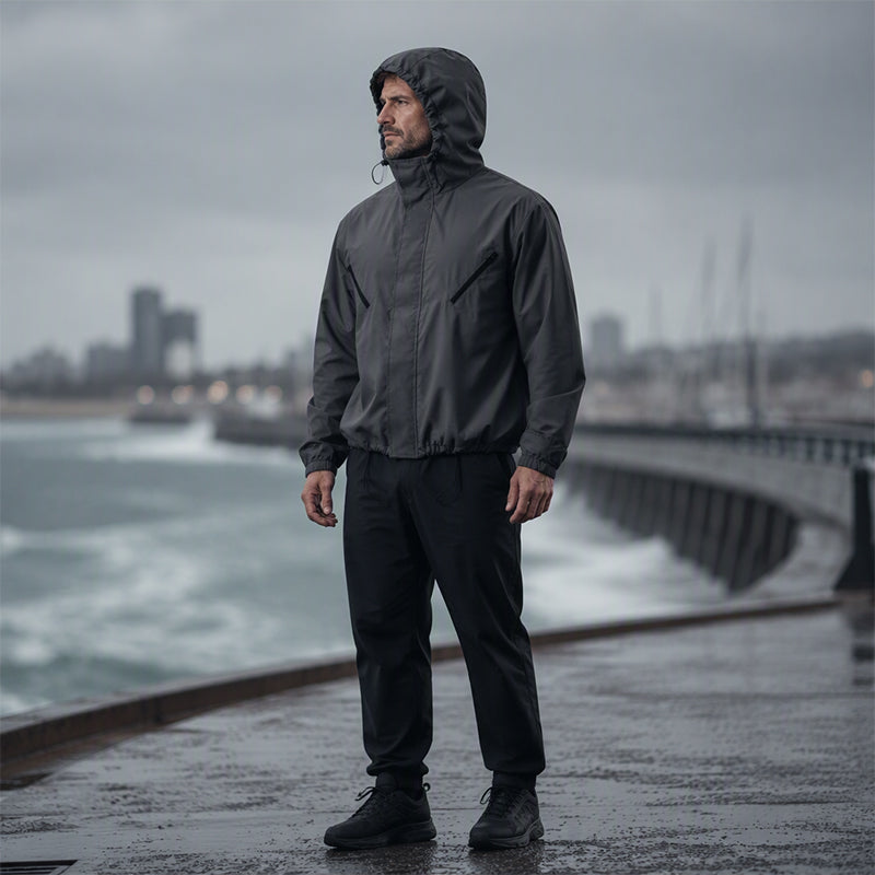 Men's Stylish Windproof Hooded Jacket