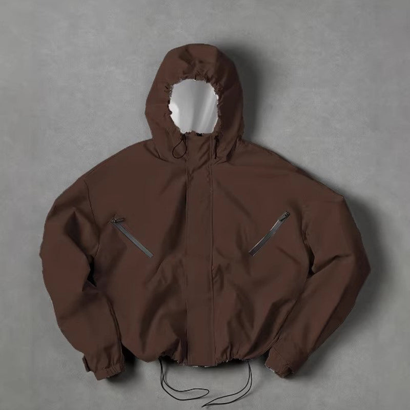 Men's Stylish Windproof Hooded Jacket