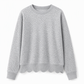 Pull col rond ourlet festonné pour femme