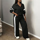 Ensemble sweat décontracté et pantalon large pour femme