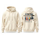 Sweat à capuche décontracté pour homme avec motif graphique de pêche rétro, coupe détendue, en molleton doux mélangé de coton, avec poches kangourou