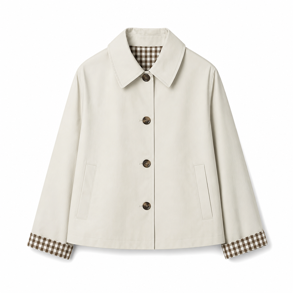 Manteau d'automne-hiver décontracté pour femme, à manches longues et boutonnage simple