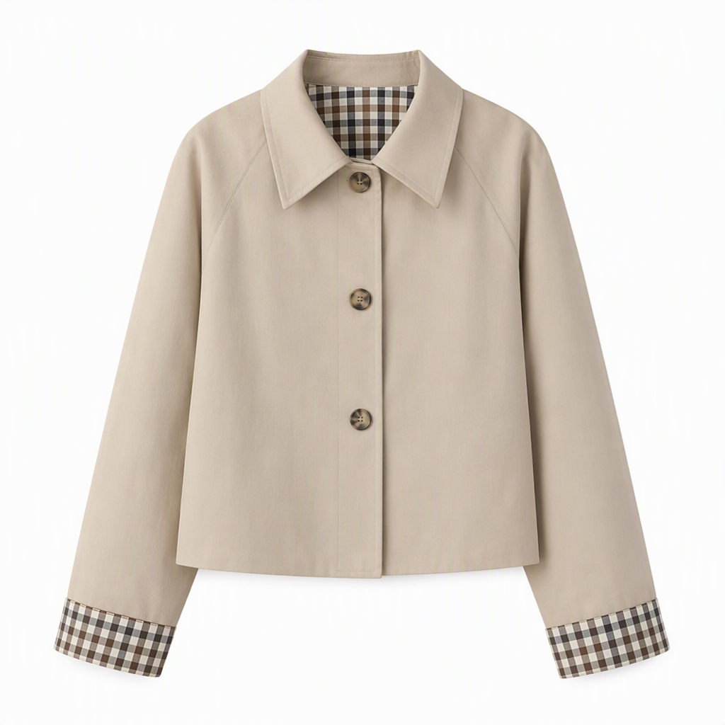 Manteau d'automne-hiver décontracté pour femme, à manches longues et boutonnage simple