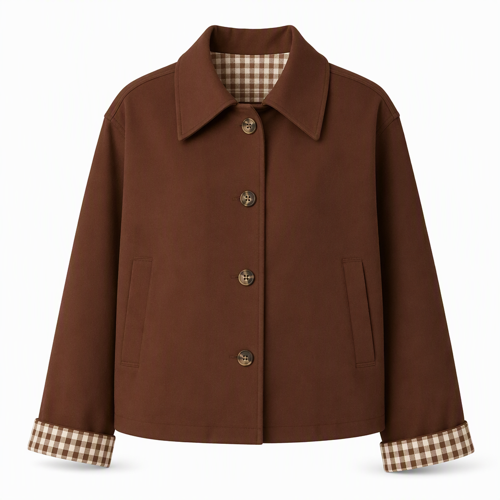 Manteau d'automne-hiver décontracté pour femme, à manches longues et boutonnage simple