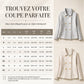 Veste décontractée unie classique