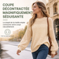 Pull en maille unisexe pour femme
