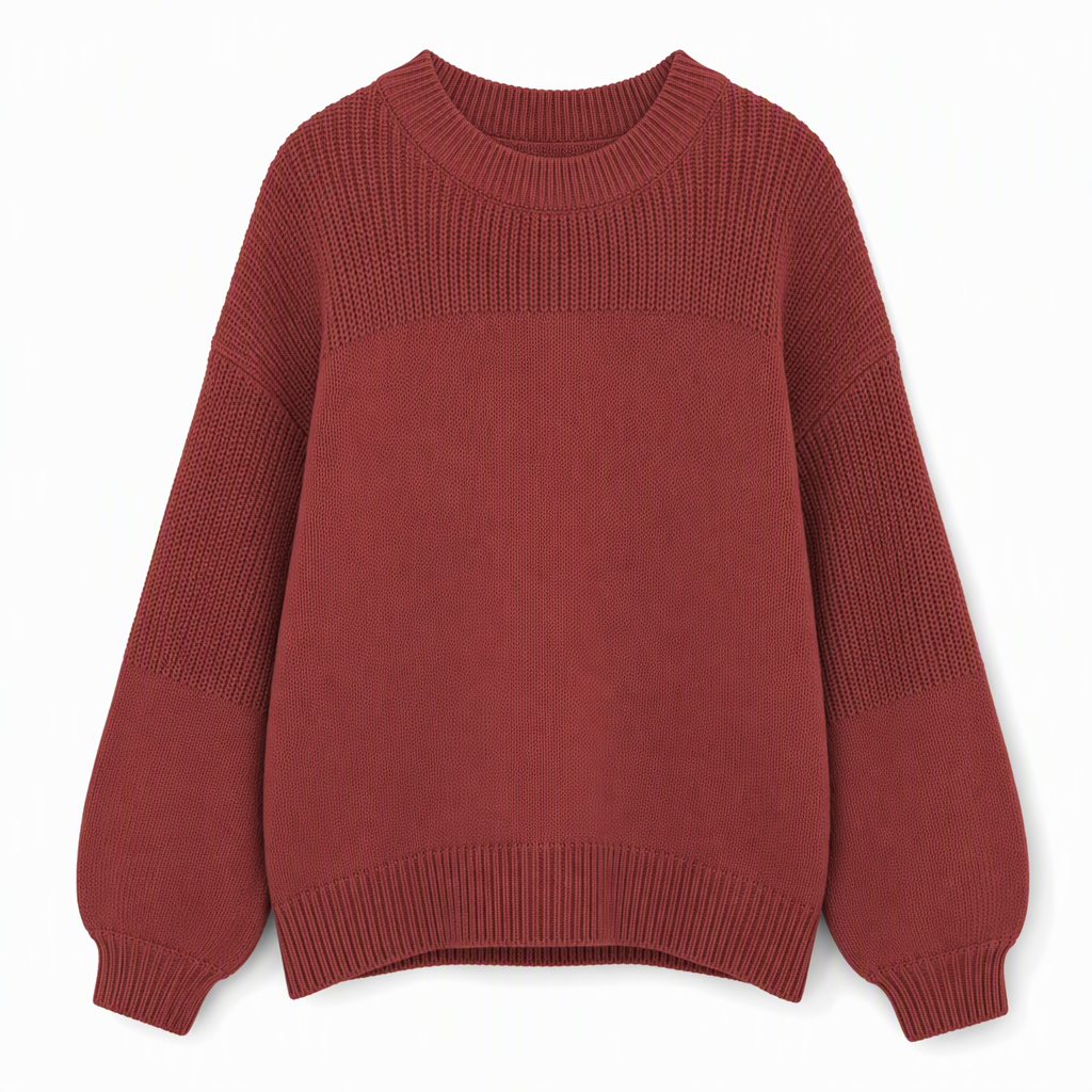 Pull en maille unisexe pour femme