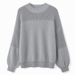 Pull en maille unisexe pour femme