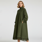 Robe décontractée unie en faux daim pour femme