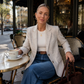 Veste classique à un bouton pour femme