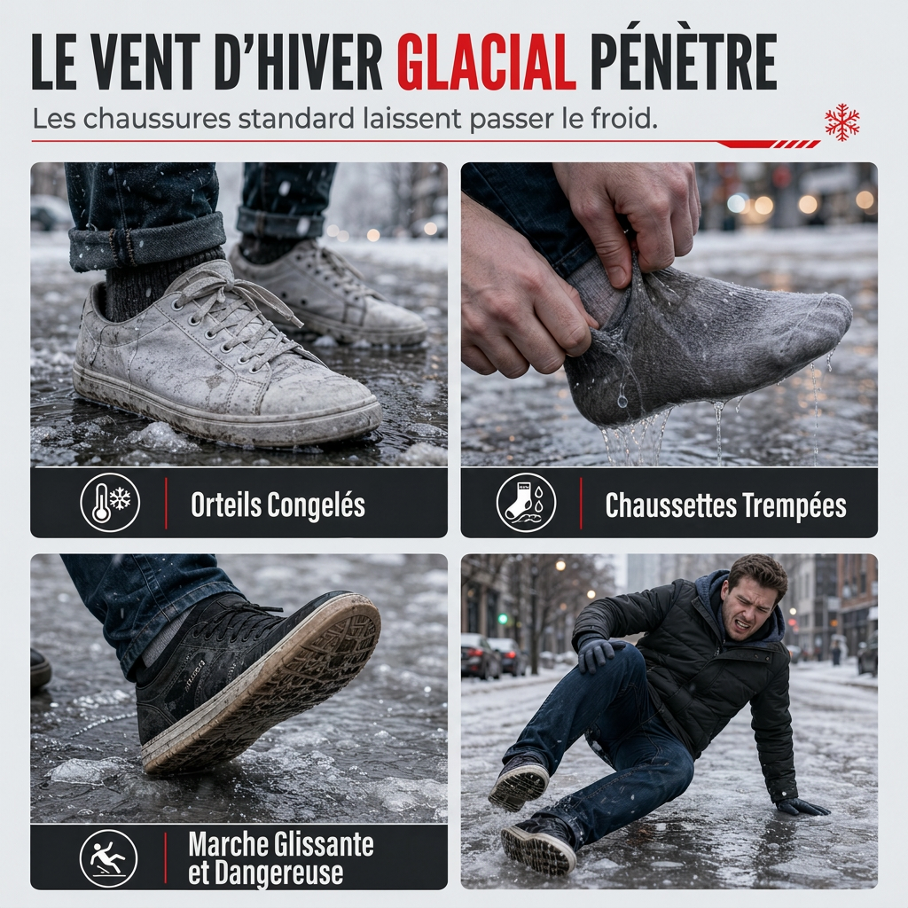 Bottes d'hiver hautes pour femme, bottines de neige imperméables et antidérapantes pour l'extérieur, à semelle épaisse et garnissage en peluche douce