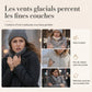 👜 -50 % sur toute la mode femme ! ✨Manteau matelé long à capuche et coupe slim, couleur unie, avec poches pour l'hiver